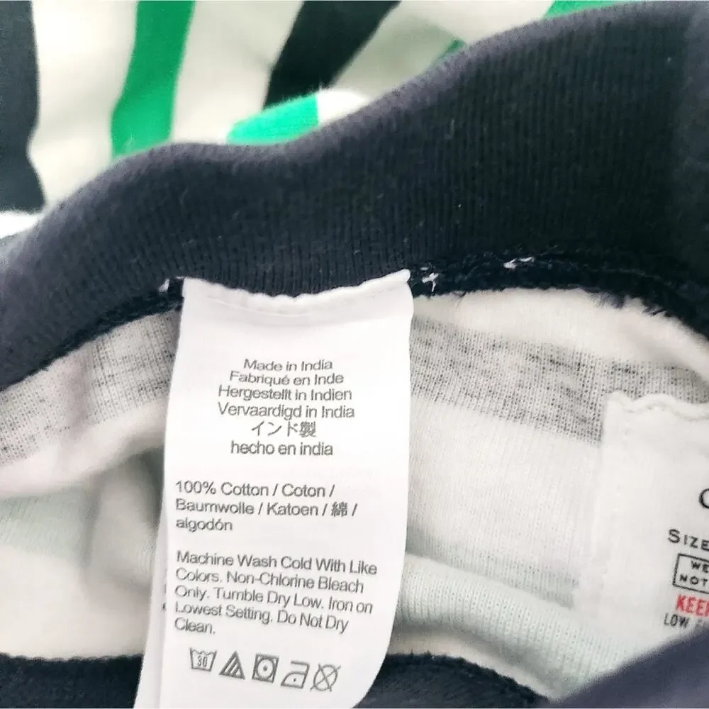 12 New Crewcuts Striped Kids Pajamas